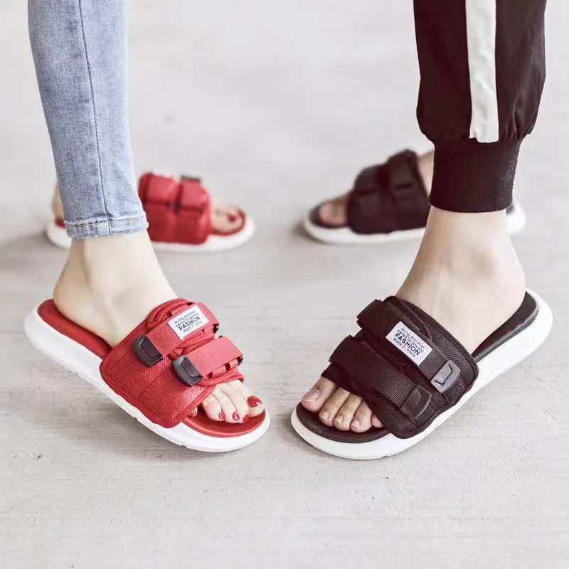Sommer Outdoor Männer Hausschuhe Mode Haken & Schleife Leinwand Casual Paar Schuhe Slip-on Strand Hausschuhe Sandalen Frauen Schuhe flip-Flops – Detail 18