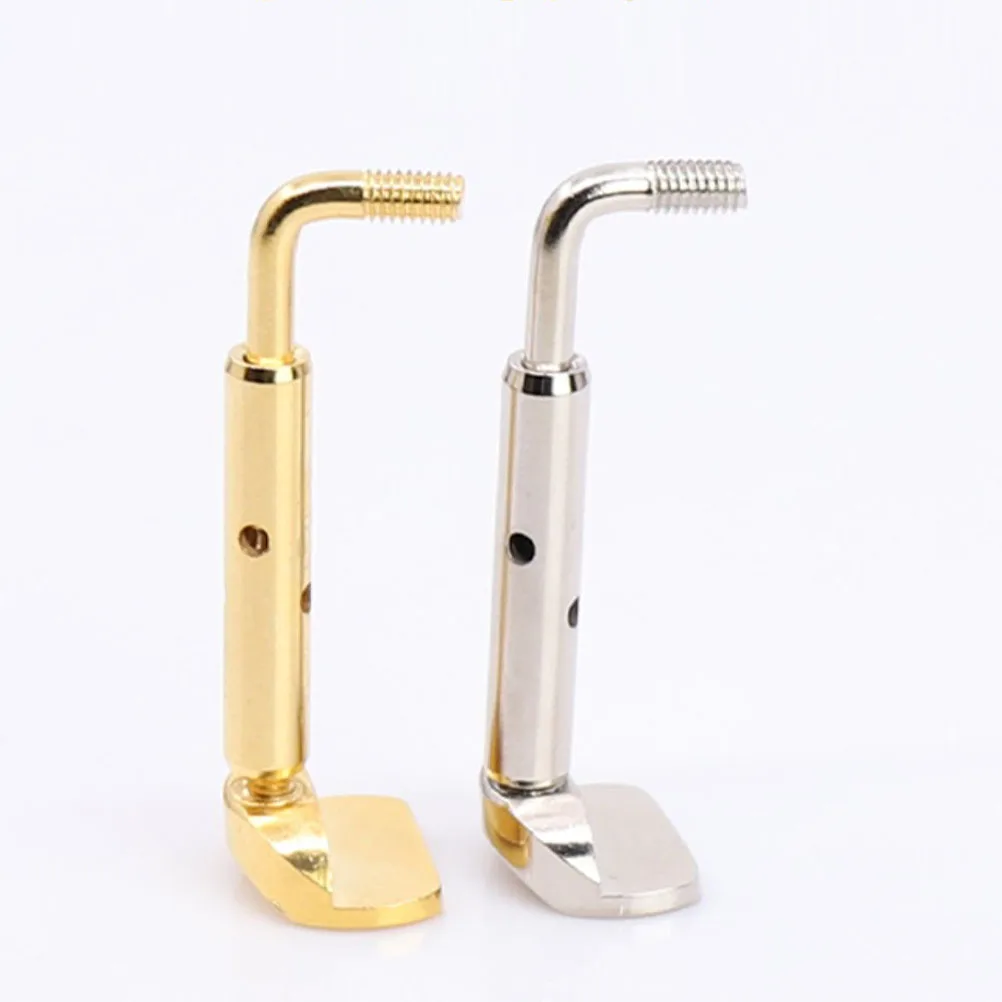 2 قطعة مسمار بقية الذقن فيولا المشبك أجزاء الكمان اكسسوارات Chinrest أداة مسامير DIY بها بنفسك المساعدين ملحقات الآلات الموسيقية