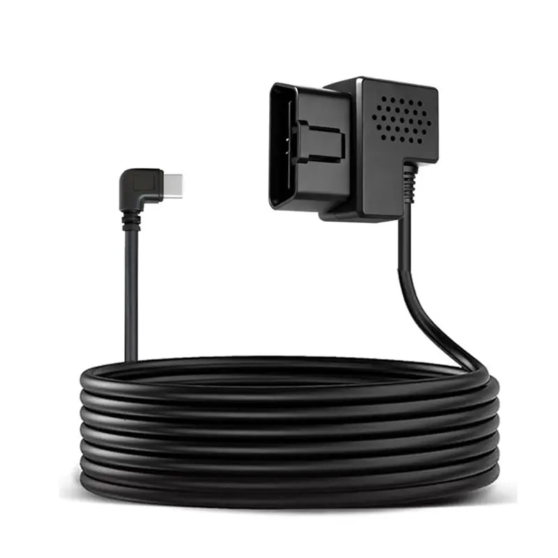 

N26R-Hardwire Kit For Dash Cam OBD With Type C Port Parking Mode Support 12V-24V To 5V Power Cable Low Voltage Protection