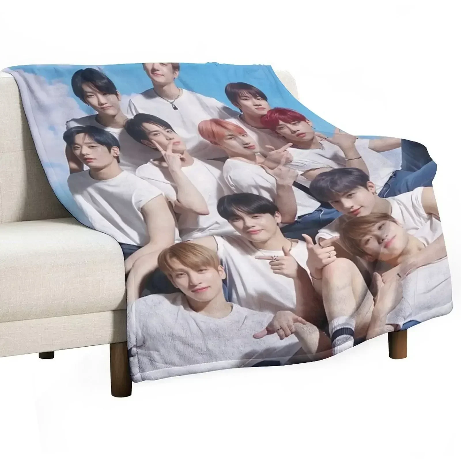 

The boyz (KPOP) Throw Blanket Thin Soft Plush Plaid Blankets