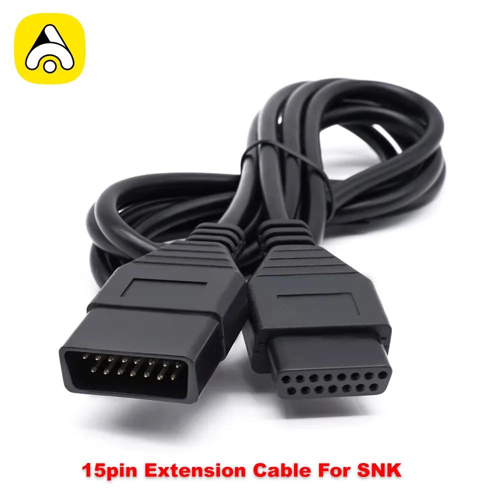 1.8M15pin Extension Cable For SNK NeoGeo MVS AES FC Controller Joystick Gamepad Extension Cable 6 Foot