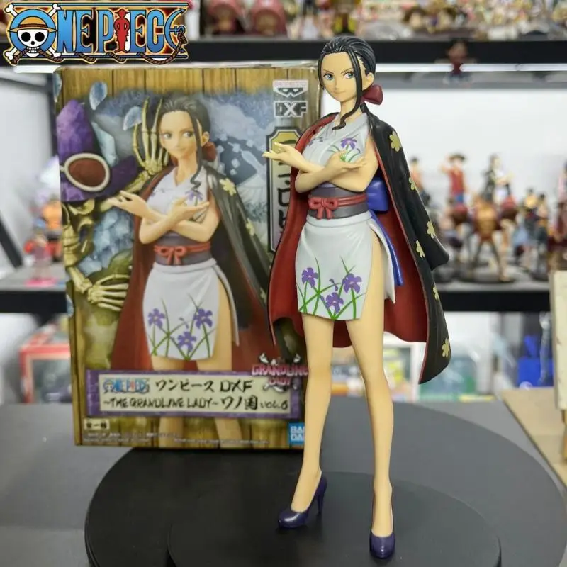 Bandai Namco Banpresto One Piece Dxf Nico Robin The Grandline Lady 17cm Original Action Figure Model Collection Toy Gift