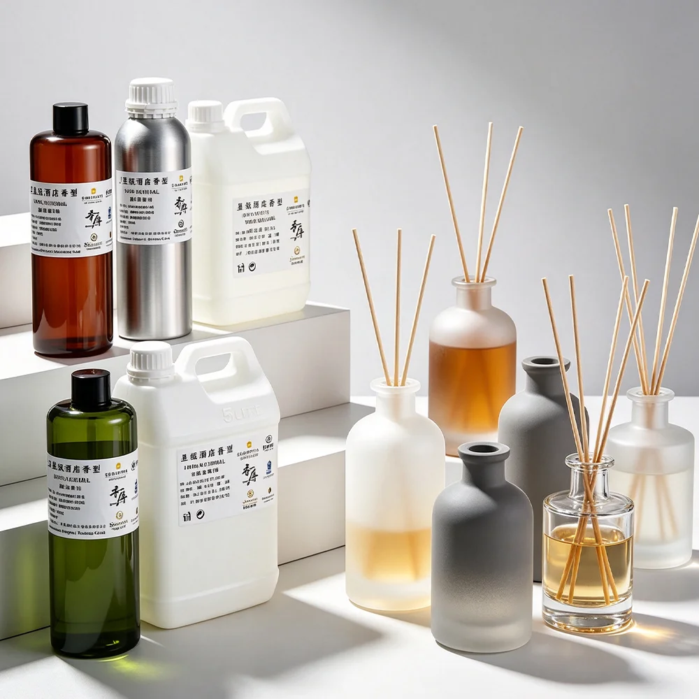 1L Reed Diffuser Fragrance Oil Refill Alcohol‑Free Luxury Hotel Scent, Long‑Lasting Aroma Oil For Home Office SPA Air Freshener