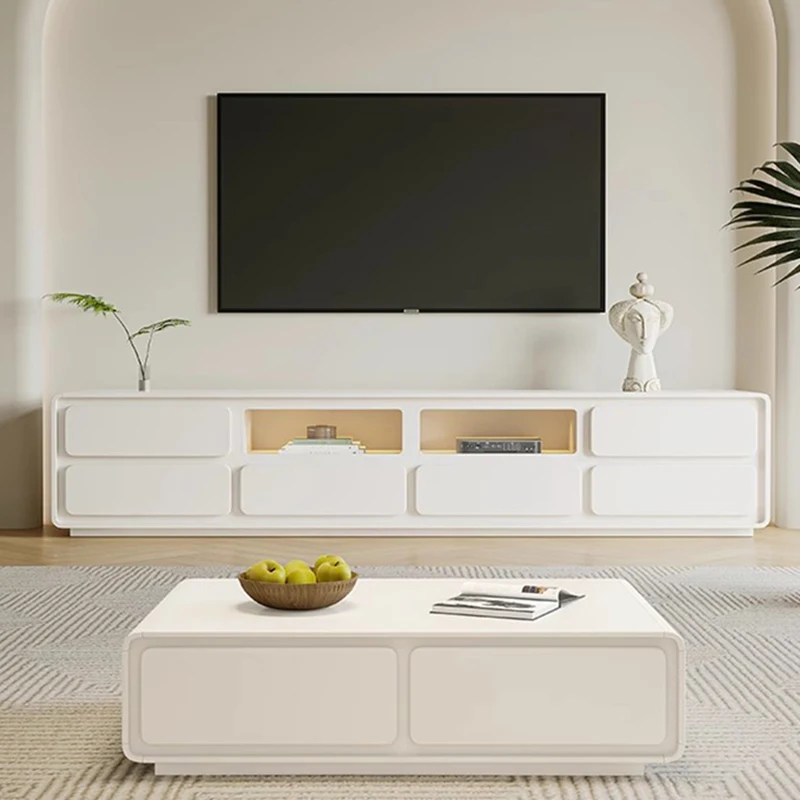 Holder Wood Tv Stand Cabinet Nordic Console Accessories Minimalist Tv Stand Cabinet Hotel White Stojaki Telewizyjne Decorations