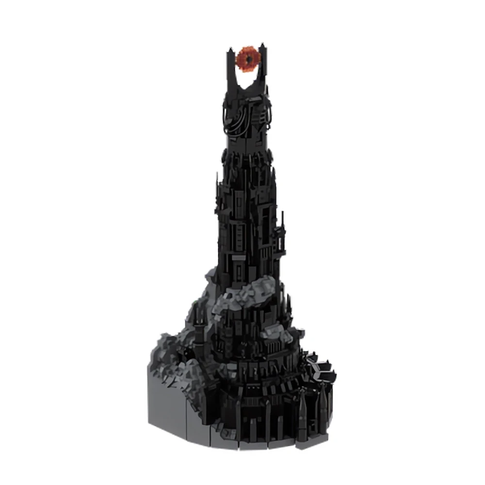 6112Pcs Movie King of Rings Fortress of War LOTR Barad-dur UCS Scale Orthanc Building Blocks Set For Kids Toys Adult Gifts