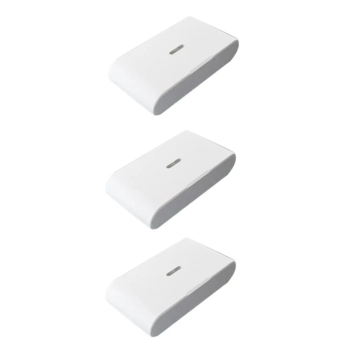 【FAST-SALE】15Pcs 433Mhz Wireless Vibration Glass Break Detector, Adjustable Sensitivity, Compatible With Alarm Systems White