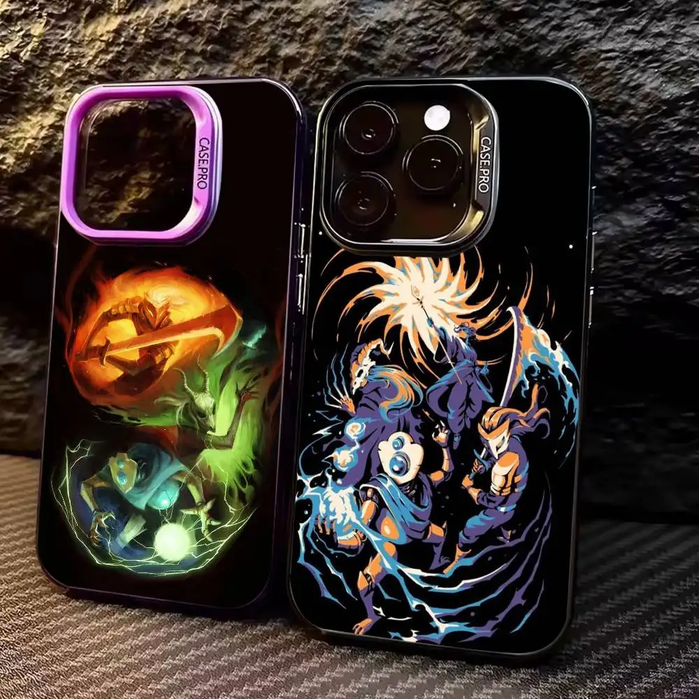 

STS Game S-Slay The S-Spire Phone Case For iPhone17,16,15,14,13,12,11 Plus,Pro Max Colored Silver Plated Inside Cover