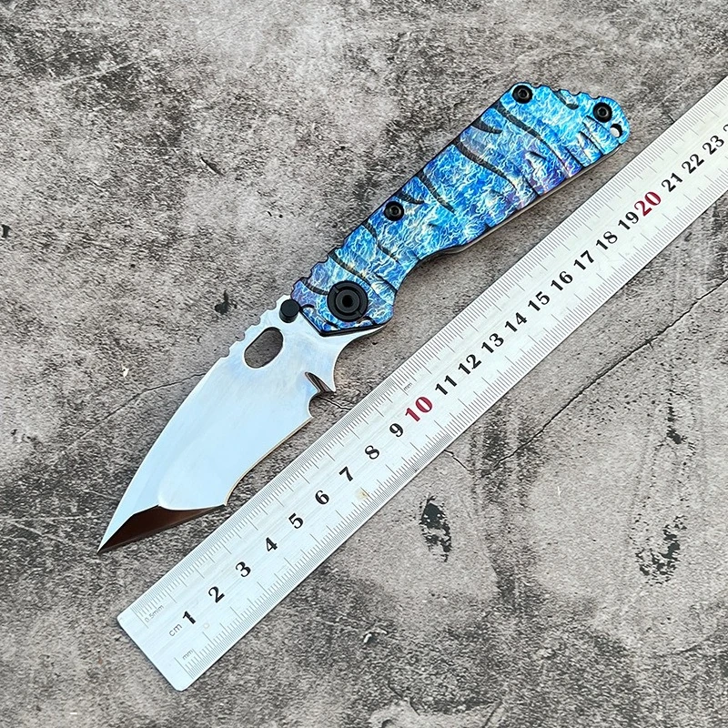 SNG lightning-patterned titanium alloy high-hardness steel portable tools, multi-functional outdoor camping folding equipment