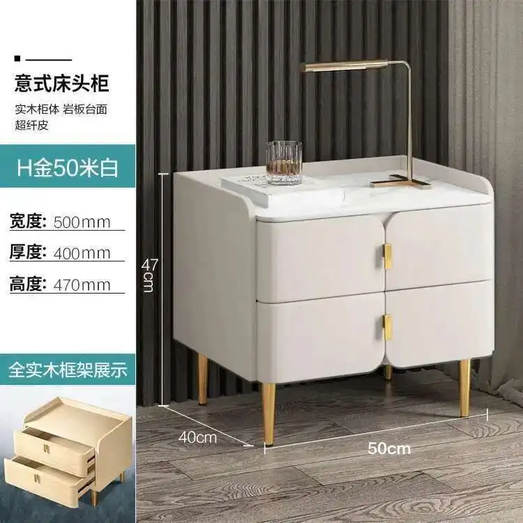 Multifunction Drawers Nightstand Modern Bedroom Dressing Bedside Table Small Computer Outdoor Cabinet Comodini Dining Tables