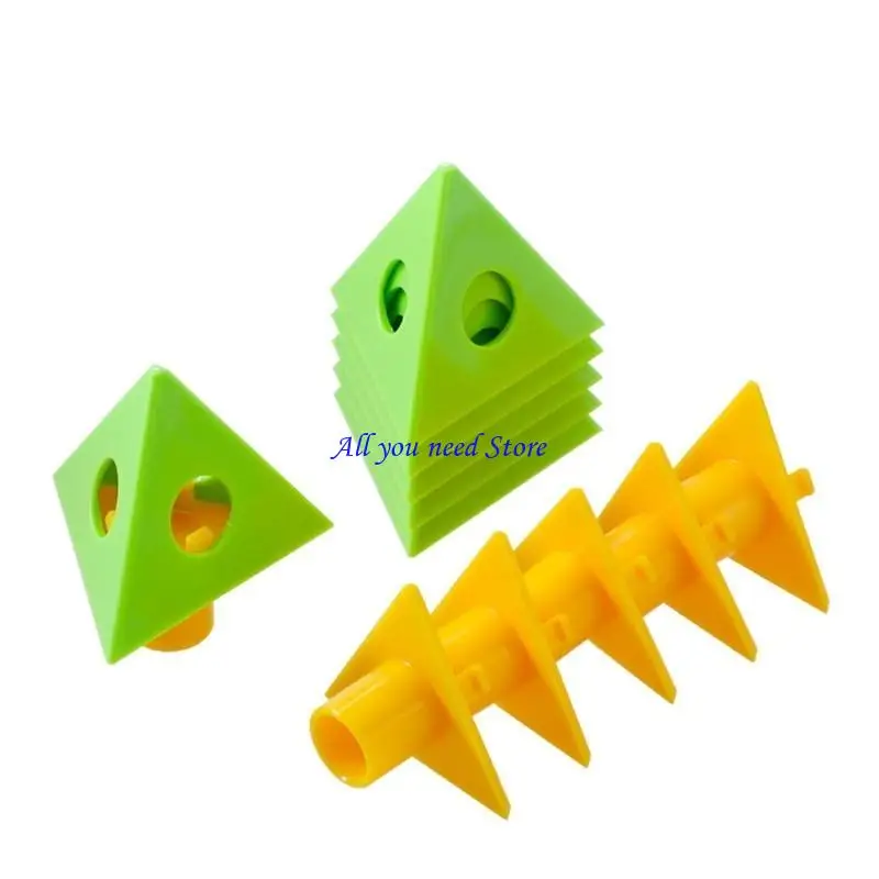 K9FB Pyramid Paint Stand Mini Triangle Stands Triangle Paint Pads Feet Strumenti lavorazione del legno Accessori Carpenter