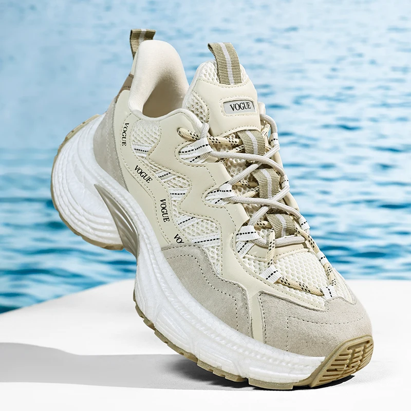 

Новые стильные мужские кроссовки для бега, увеличивающие рост кроссовки, амортизирующие женские кроссовки, нескользящие дышащие туфли для старого папы