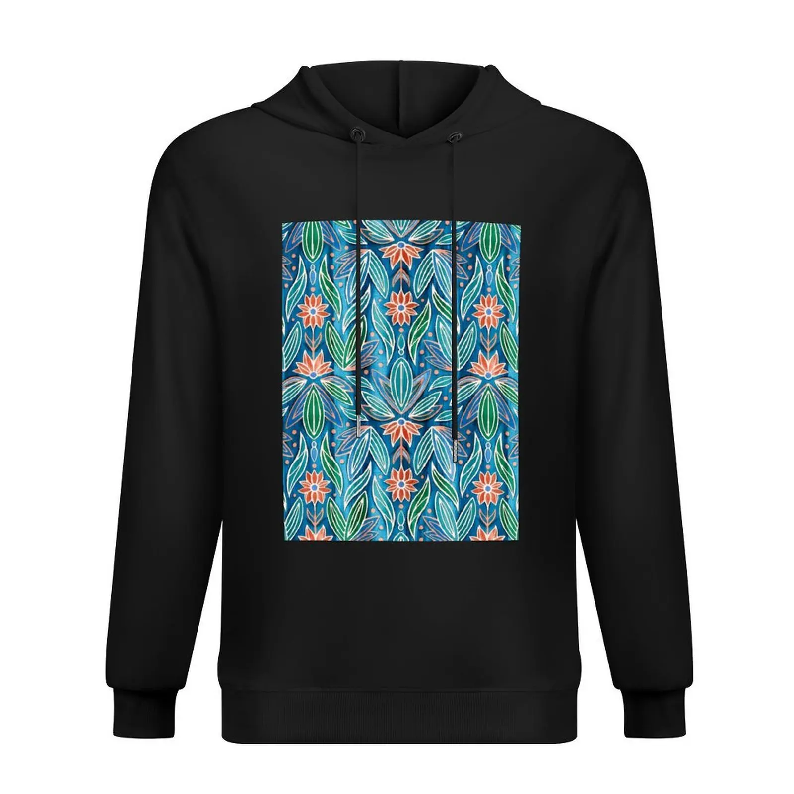 

Colorful Rococo Art Deco Hoodie mens clothes men clothes men's sweat-shirt set men wear hoodie streetwear