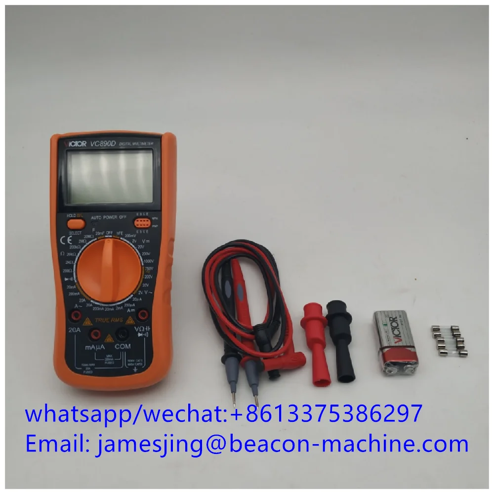 

Vc890d Lcd Digital Multimeter Pocket Manual Dc Ac Vol Amp Capacitance Diode Triode Meter Tester