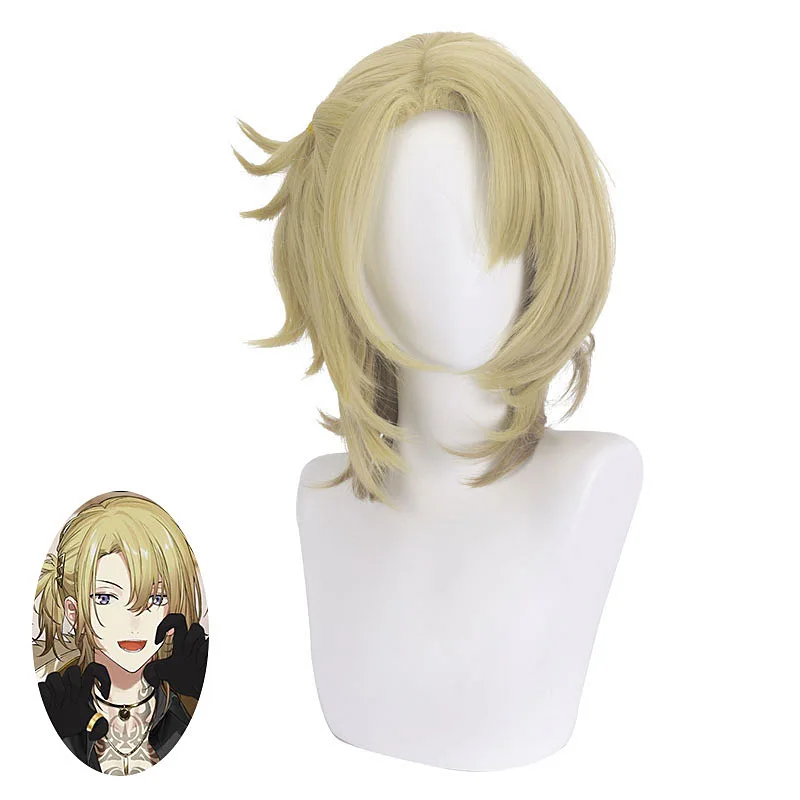 VTuber NIJISANJI EN Luxiem Wig Anime Cosplay Costume Luca Kaneshiro Shu Yamino Mysta Rias Vox Akuma Wigs Men Woman Hair