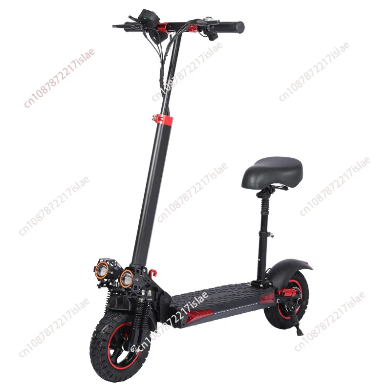 

Foldable electric scooter, off-road shock scooter with seat scooter