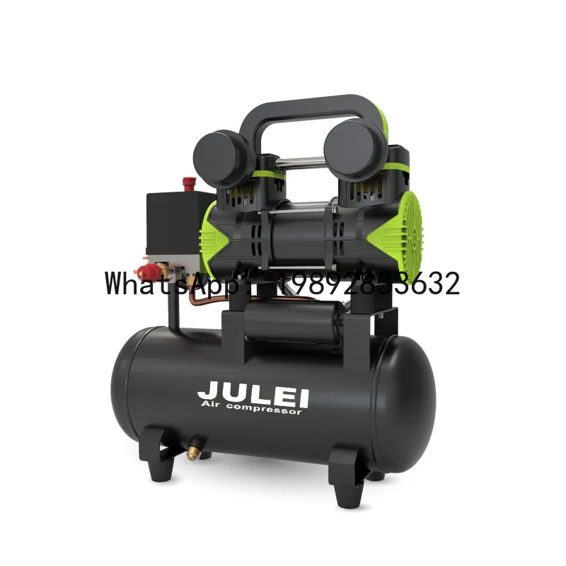 

QQ small oil-free silent air compressor for painting, dust blowing, home woodworking, and nail gun inflation