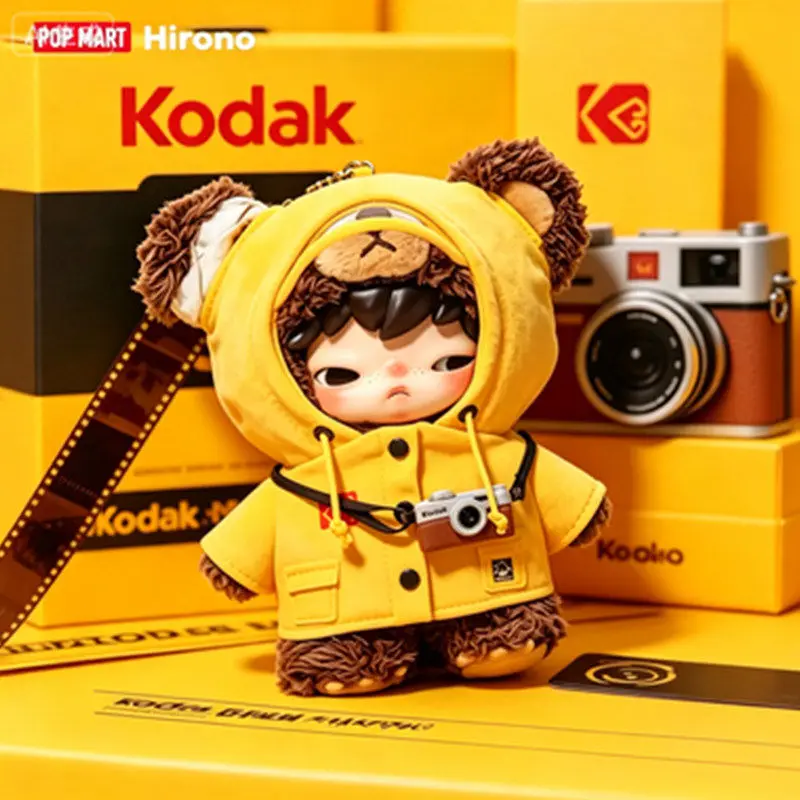 New POP MART HIRONO X KODAK Vinyl Plush Pendant Blind Box Cute