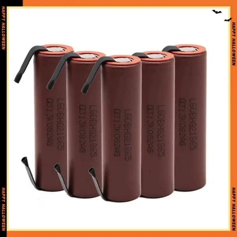 Nowa bateria litowa 18650 3000 mAh 3,7 V 25A LG18650HG2 bateria do elektronarzędzi dużej mocy 18650 akumulator + blacha niklowa