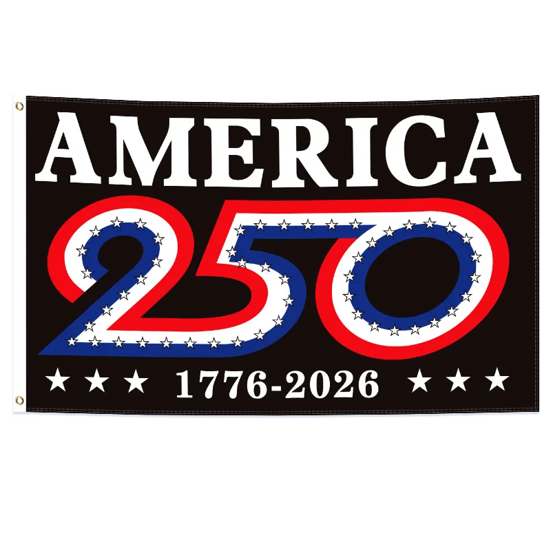 

US 250th Anniversary 1776 -2026 Flag Independence Day Flag 250 Years US Birthday Flag Bald Eagle Banner for Outdoor Decoration