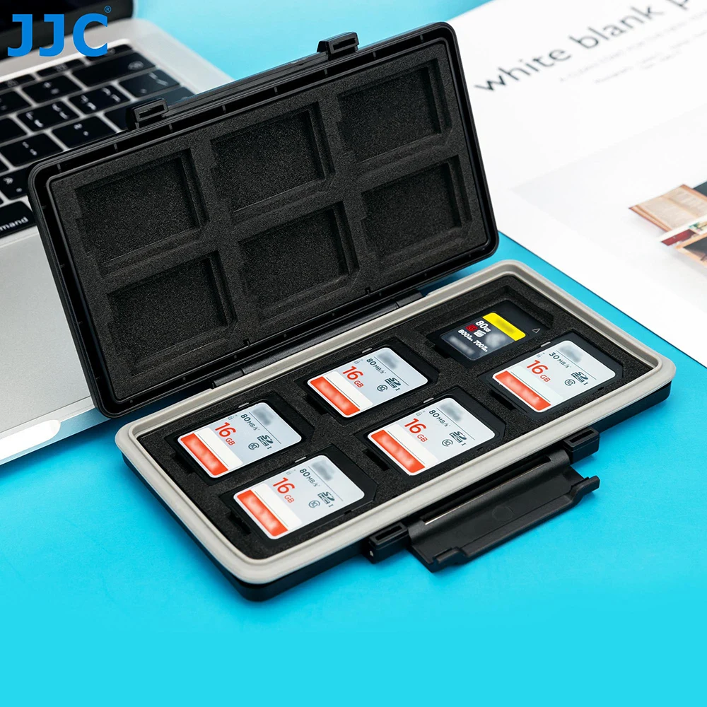 JJC CFexpress Type A Case Waterproof SD Memory Card Case Holder Box for Sony A1 A7RV A7IV A7SIII A9III FX3 FX6 FX30 Card Holder