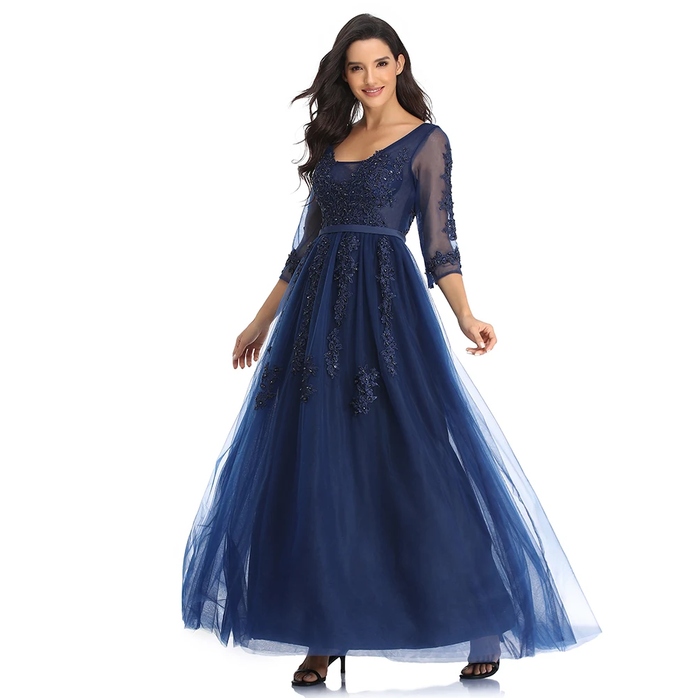 2025 novo longo formal rendas vestidos de baile dongcmy robe de soiree tull plus size ocasião elegante vestidos de festa