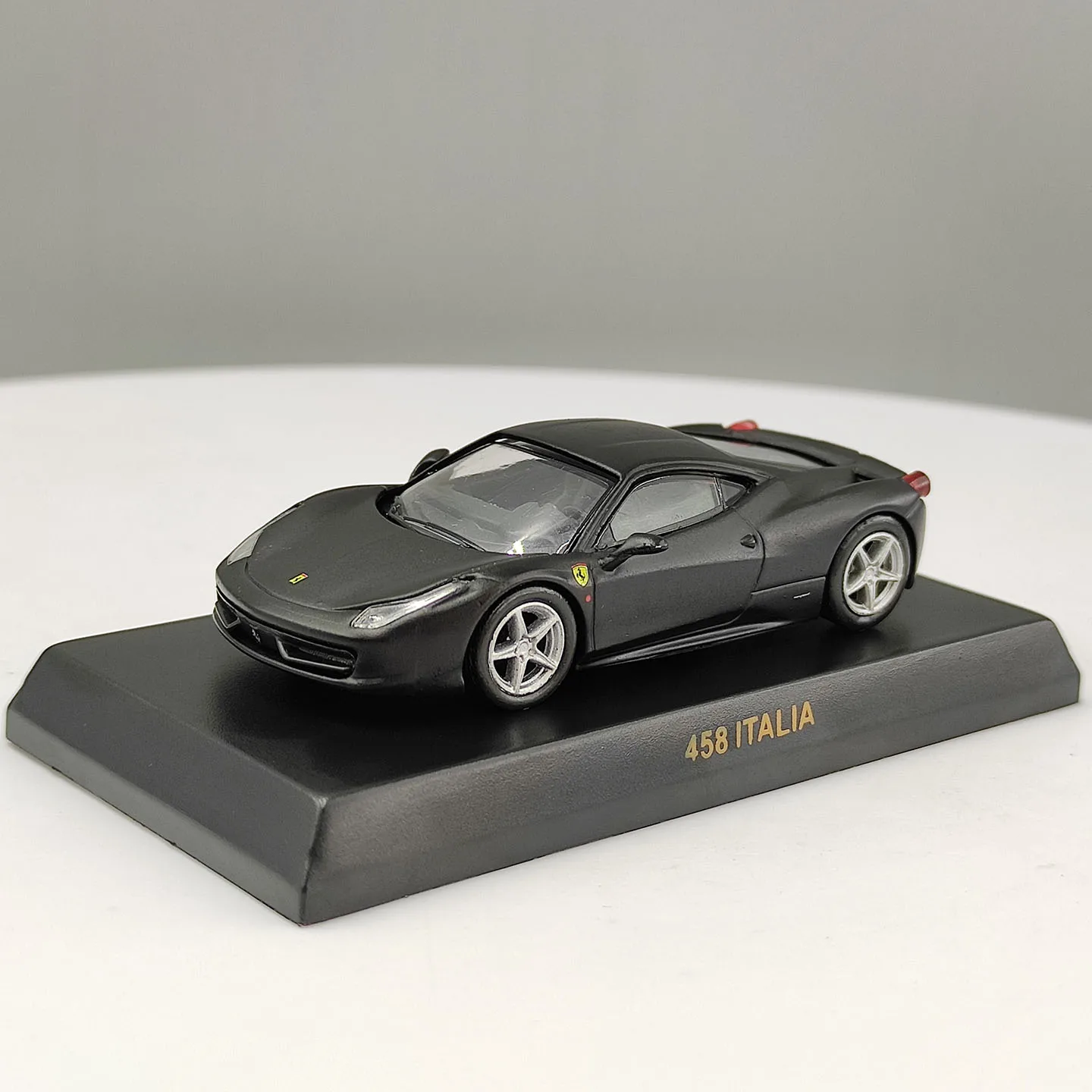 Diecast 1:64 Scale Ferrari 458 ITALIA Black Alloy Car Model
