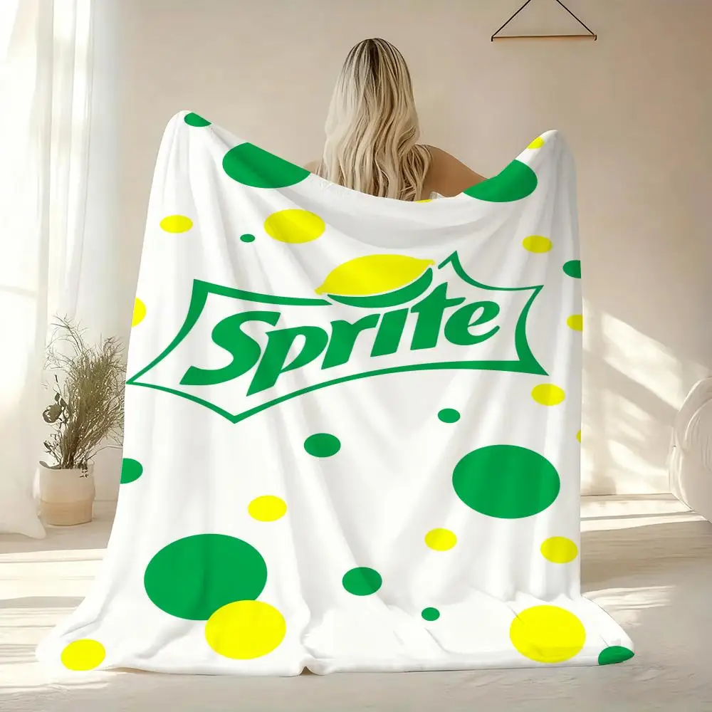 Coole S-Sprite-Überwurf-weiche Flanelldecke, warmes Knie, hautfreundlicher Überwurf für Sofa, Büro, Bett, Reisen, Winter, Übergröße