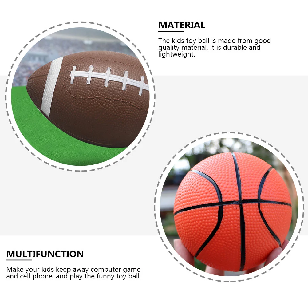 Inflatable Ball Toy Toys Child Rugby Kid Basketball The Football Pvc Children Baby