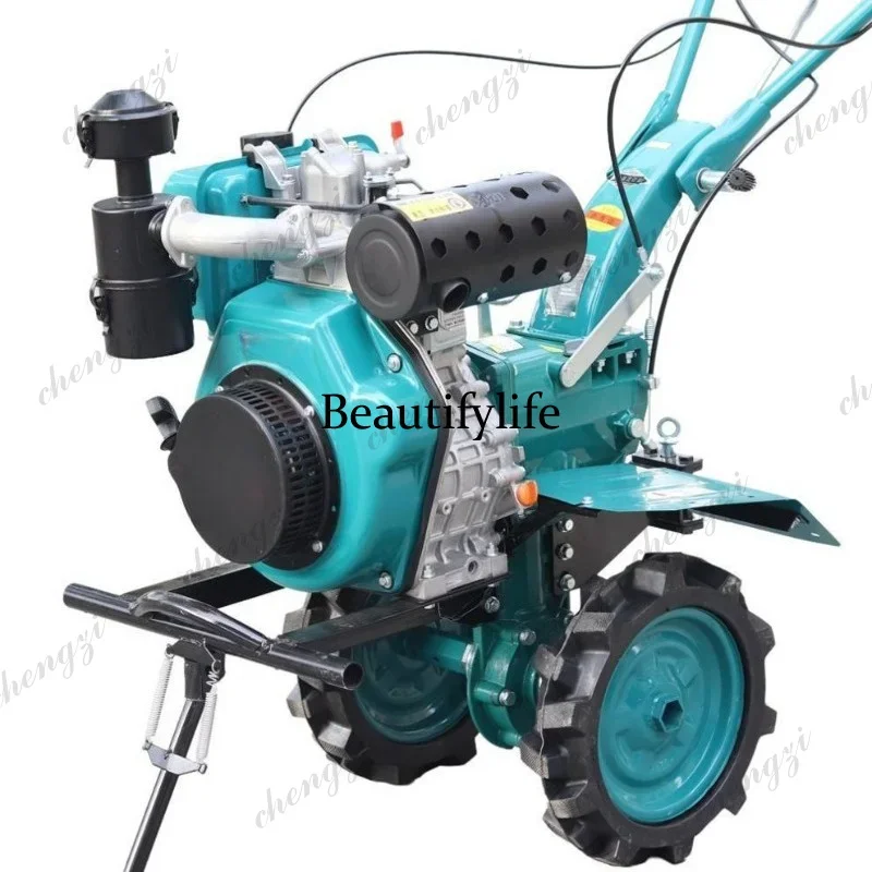 A172  Micro-tillage diesel agricultural tillage machine multi-function rotary tillage Garden Power Tools