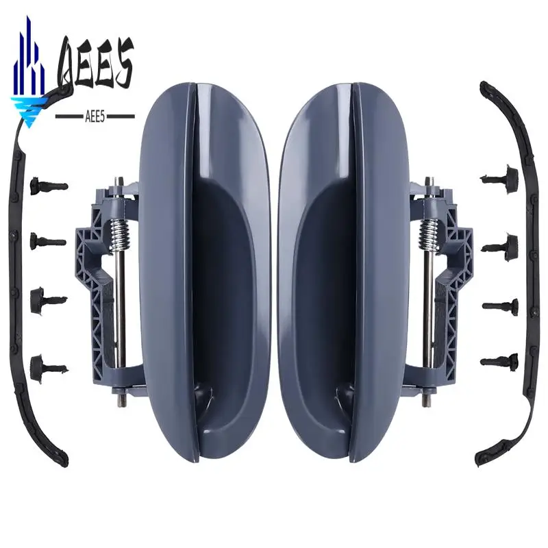 

AEE5-задняя левая и правая внешняя ручка открывания дверей 51218245463512245464 для BMW E39 525I 528I 530I 1997-2003 ручка открывания дверей