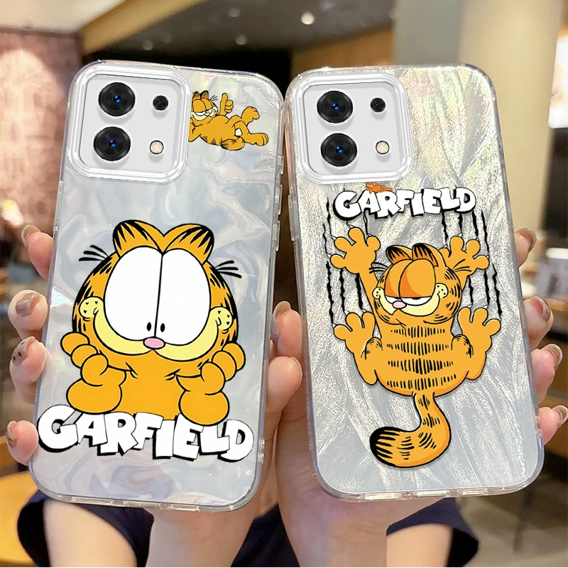 Cute Cartoon G-Garfields Phone Case For Redmi Note13 12 11 10 9 ProPlus 14C 13C 12C 10C 9C A3 A2 A1 Hard Shockproof Matte Cover