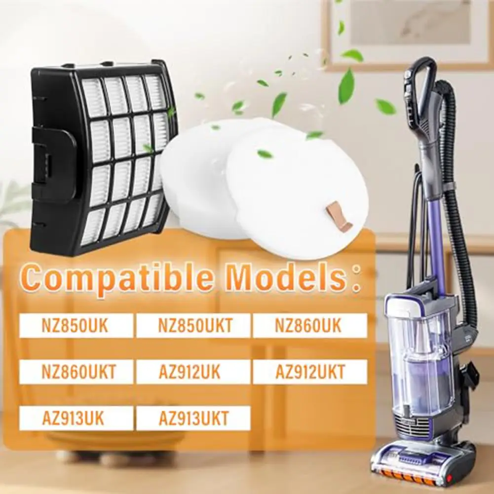 For Filter Cartridges For Shark AZ2002 And AZ2000 Vacuum Cleaners (3/6pcs Set) - Sponge ABS Filters