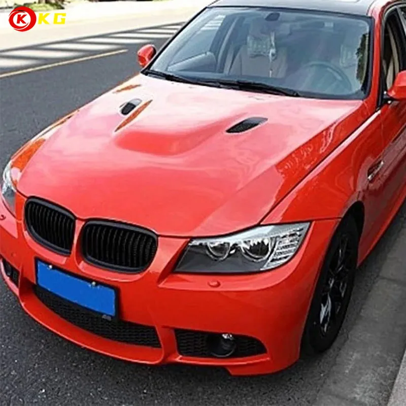 The car hood air outlet grille is suitable for BMW 3 Series E90 E91 E92 E93 M3 black/carbon fiber front hood grille 2007-2013