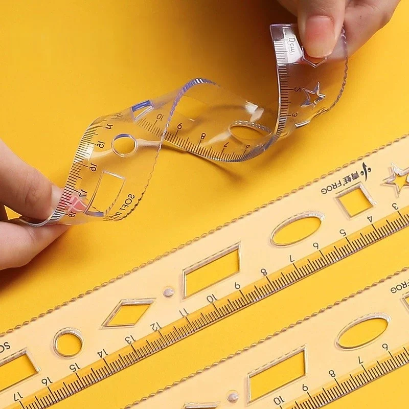 

Линейки канцелярские пластиковые мягкие прозрачные портативные цветные для школьников, дома и офиса