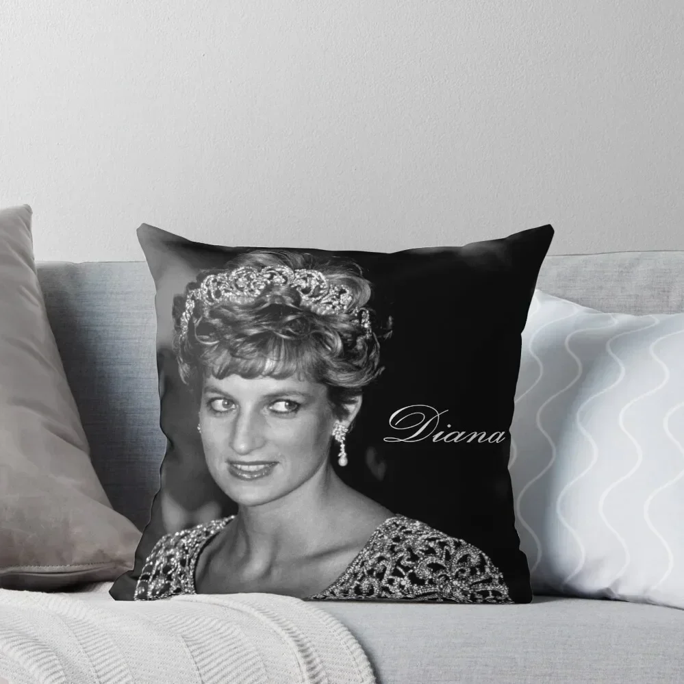 

Stunning! HRH Diana Princess of Wales Throw Pillow Pillow Cases Decorative Ornamental Pillow