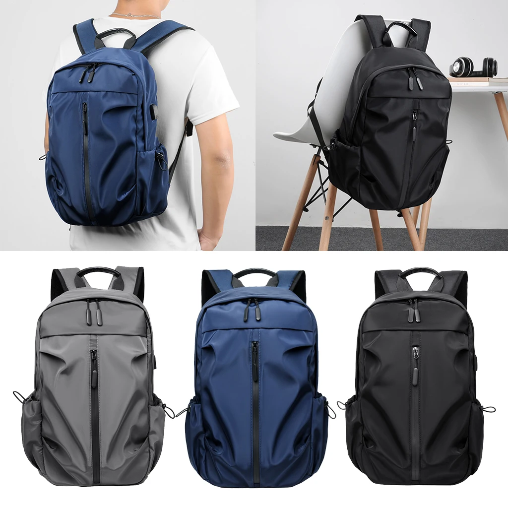 s Reise-Laptop-Rucksack, wasserabweisende Tasche mit USB-Aufladung, 4/15,6 Zoll Computer-Business-Rucksack, lässiger Wander-Tagesrucksack