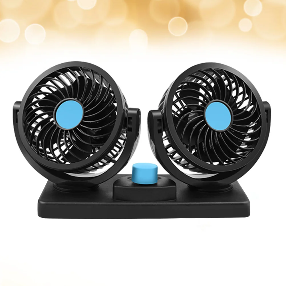 

Cooling Fan Vehicle Double Head Car Portable Engine Usb Rechargeable Summer Supplies