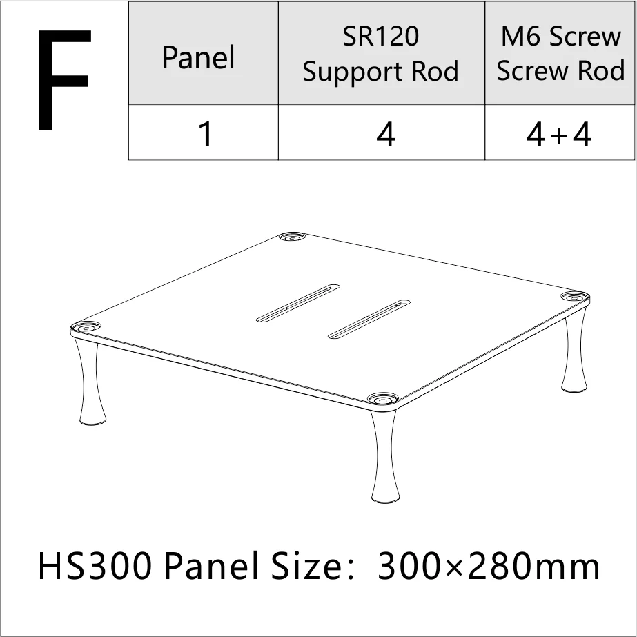DD ddHiFi HS300 HiFi-displaystandaard voor desktop DAC-versterker, warm grijs, koel grijs, roze grijs, geanodiseerd zilver en zandzwart