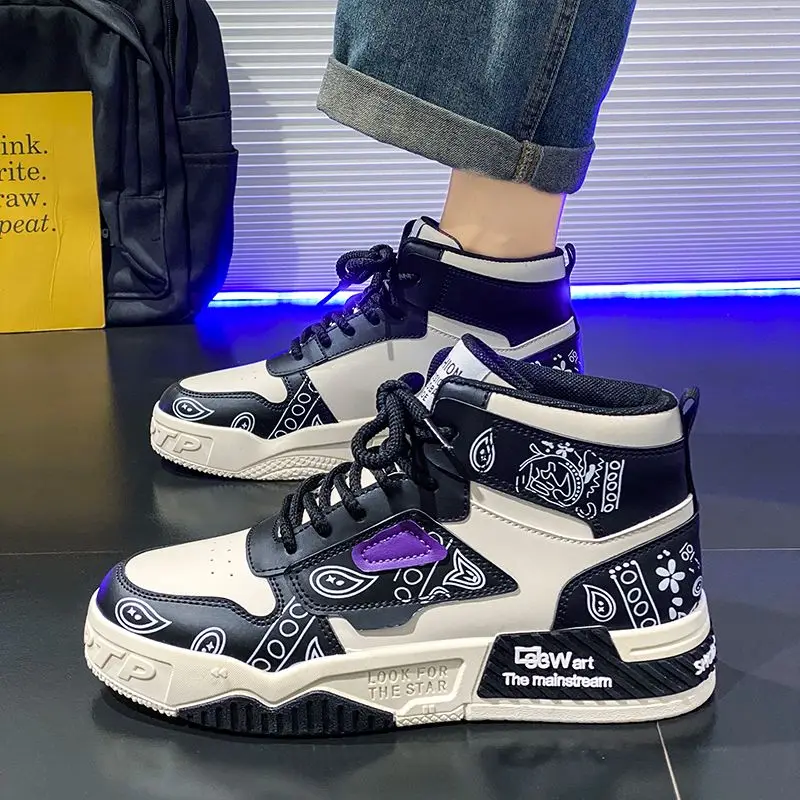 

Lace Up Male Shoes Outdoor Winter Classic Non Slip Men's Boots Sale Low Price Fashion Hot Selling Original Deals Retro Footwear