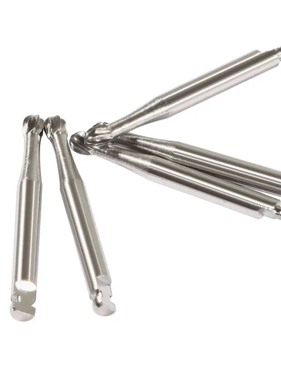 5pcs/Box Dental Tungsten Carbide Burs Low Speed Round RA Series For Dental Lab or Clinic Shank Dia.=2.35mm Length=22.5mm - Image 3