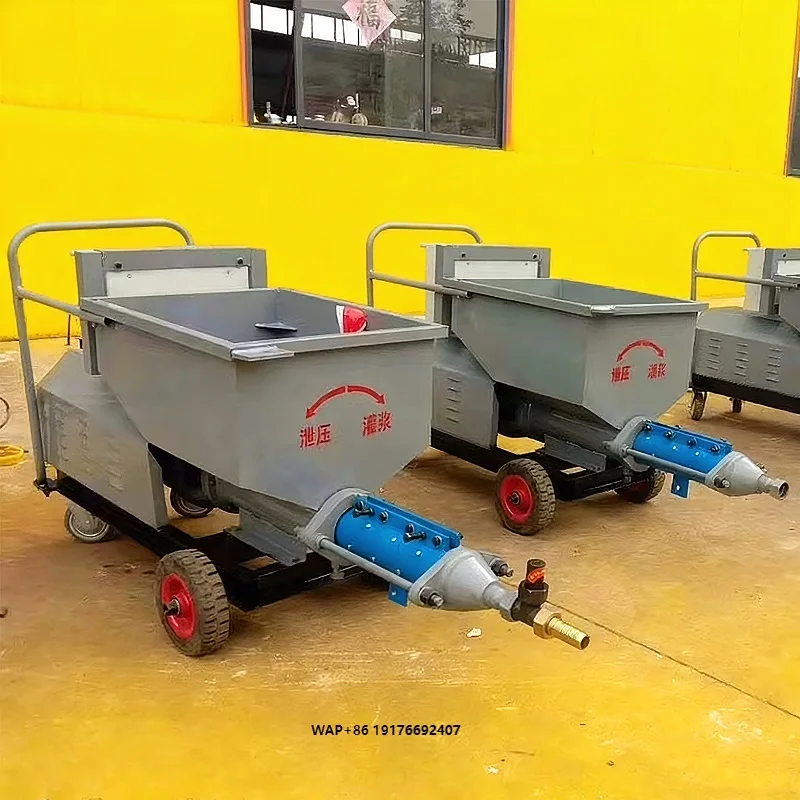 Grouting Machine Concrete Pump Grouting Progressing Cavity Grout Pum Screw Pump Thick Paste Filling Machine