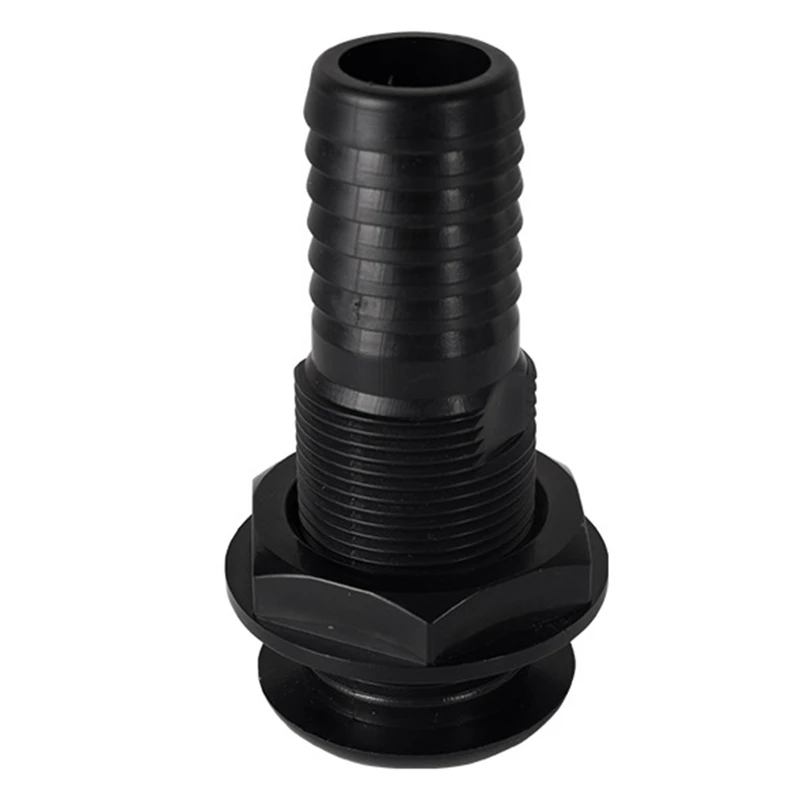 Marine Boat Thru Hull Fitting Connector For 5/8, 3/4, 1 Inch Hose Boat Drain Bilge Pump Plumbing Fittings