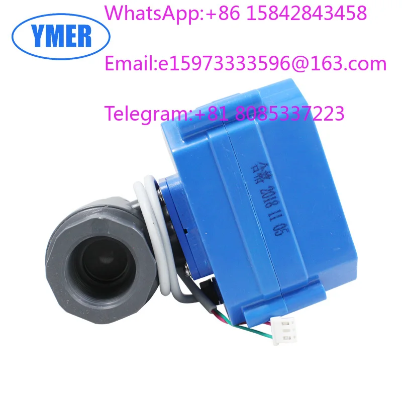 UPVC 2-Way Electric Ball Valve DN15 DN20 DN25 BSP Thread 1/2