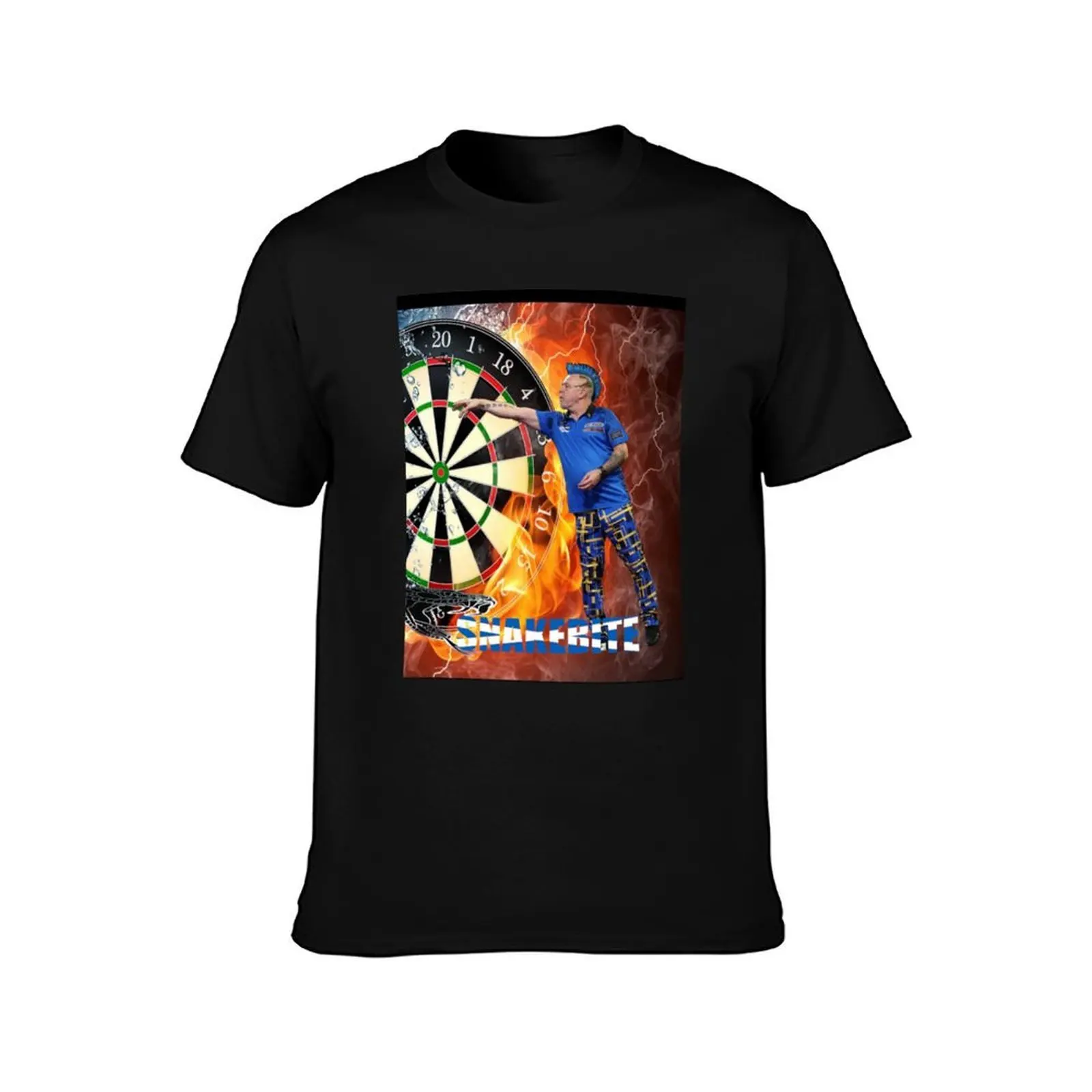 Peter Wright Snakebite Graphic T-Shirt Plus Size Loose Fit T-Shirt