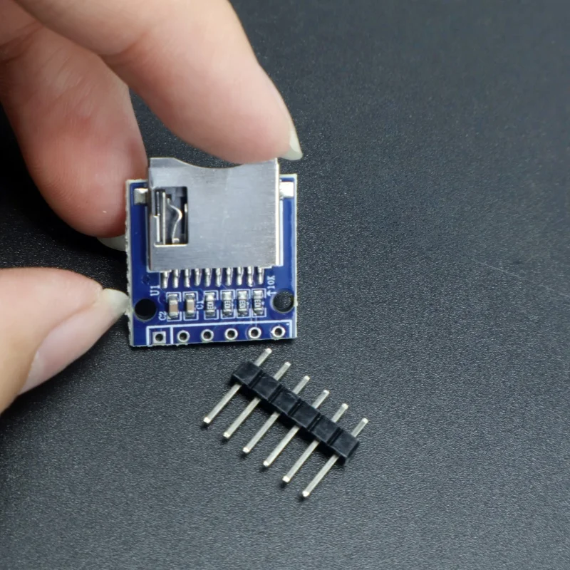 1 piece 3.3V Micro SD storage expansion board Mini Micro SD TF card memory protection module with pins for Arduino