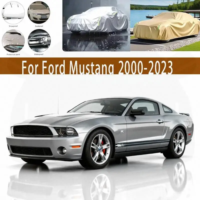 

Outdoor Protection & Waterproof for Ford Mustang 2000 2023 Snow Sunshade Dustproof Accessories Car Covers