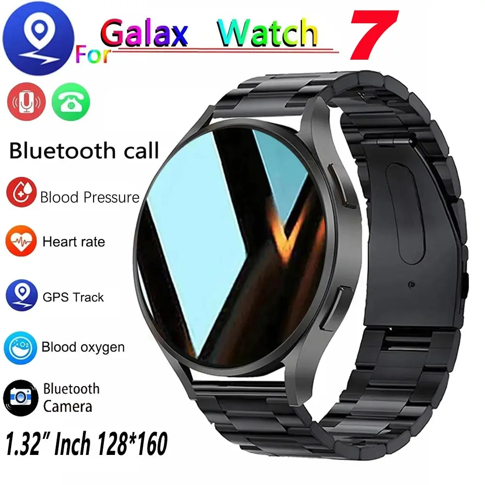 New Watch 7 Business Smartwatch Men Infinite Screen Bluetooth Call Health Monitori Alarm Clock Fashion Watch 6 Women Multi Sport