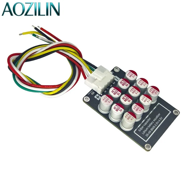AOZILIN New 4S Li-ion LiFePO4 Battery Protection Board, Active Balancer Energy Transfer Equalization BMS Module