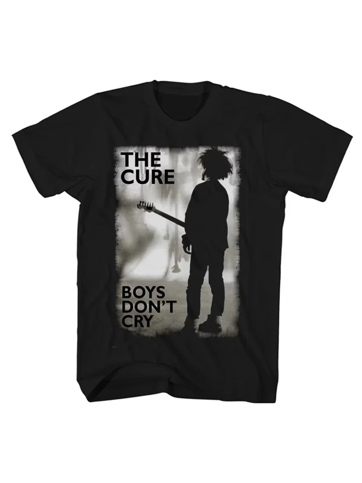 2026 Summer Hot Sale The Cure Robert Smith Silhouette Graphic T-shirt Men Women Black Post-Punk Music Casual Short Sleeve Tops