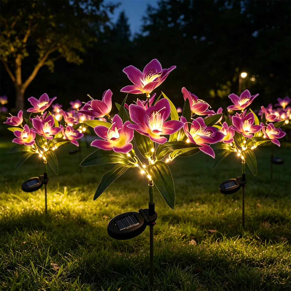 luzes-de-orquidea-solar-simuladas-para-decoracao-externa-de-patios-jardins-festas-e-casamentos